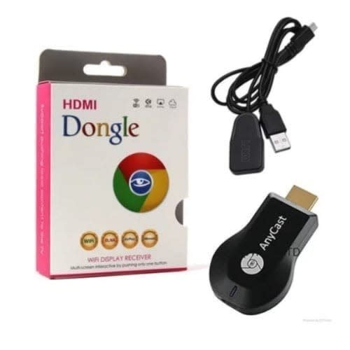 Hdmi Dongle Anycast Wifi Display Receiver- Black