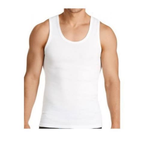 3-in-1 Men's Singlets - White