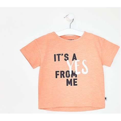 Over Sized Girl's Tee - Peach