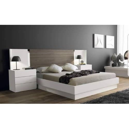 Bedframe Set - 6 by 6 + 2 Free Drawers