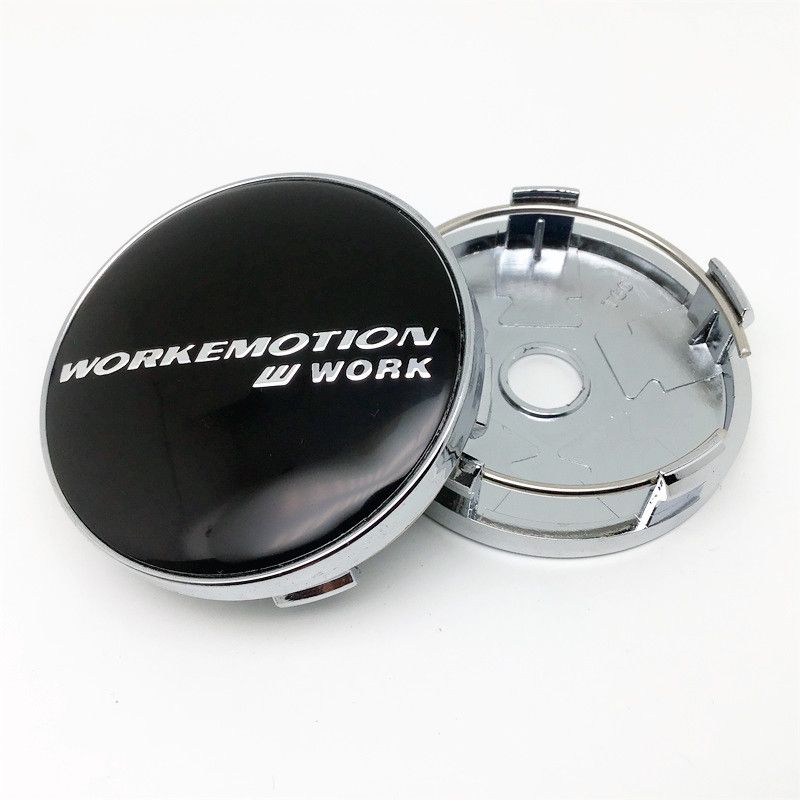 4pcs 60mm For Work Emotion W Work Car Wheel Center Cap Hubs