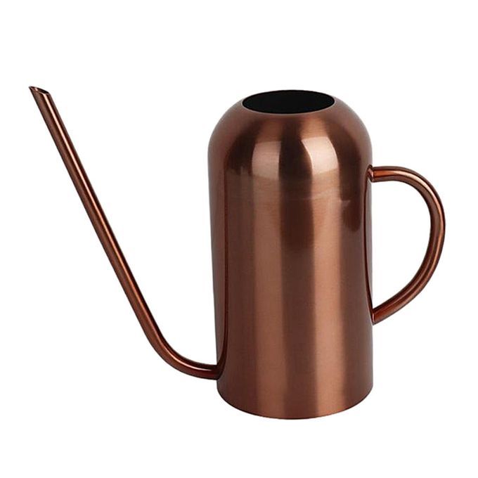 50oz/1.5L Stainless Steel Watering Can Pot With Long Spout Bronze