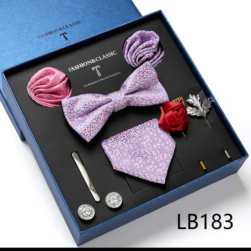 Men'S Tie Gift Box 8-Piece Tie Combination Set LB183