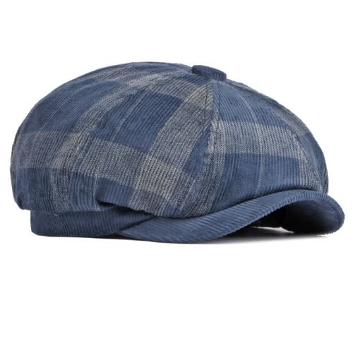 Men's Corduroy Panama Cap - Blue