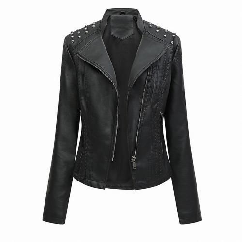 Women's Leather Jackets Fashion Casual Jackets