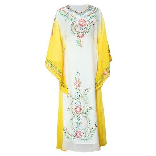 Multicolored Dress - Yellow