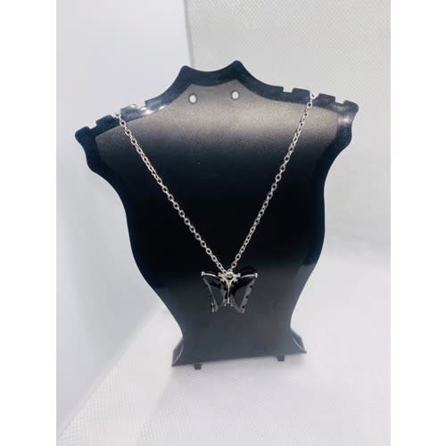 Butterfly Necklace - 5pcs - Black