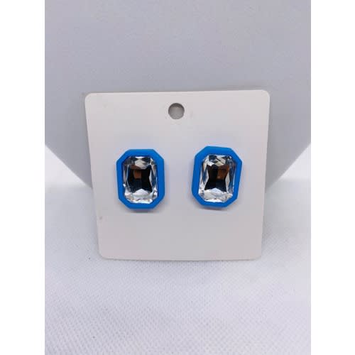 Stud Earring- Blue