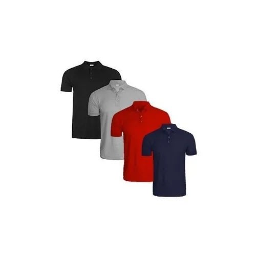 4 In 1 Men T-shirts Collar Neck