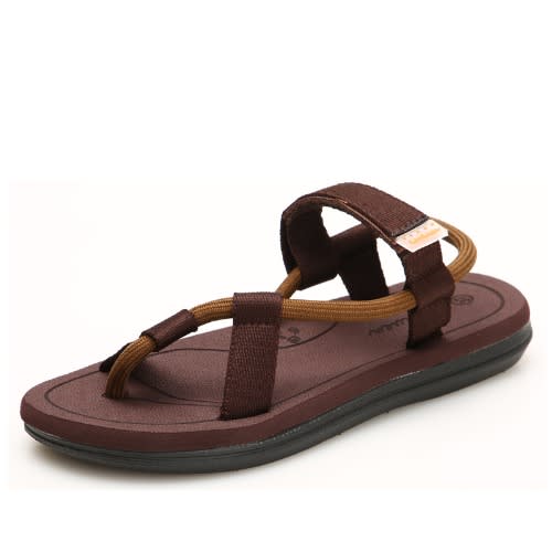 Unisex Brown Convertible Sandals