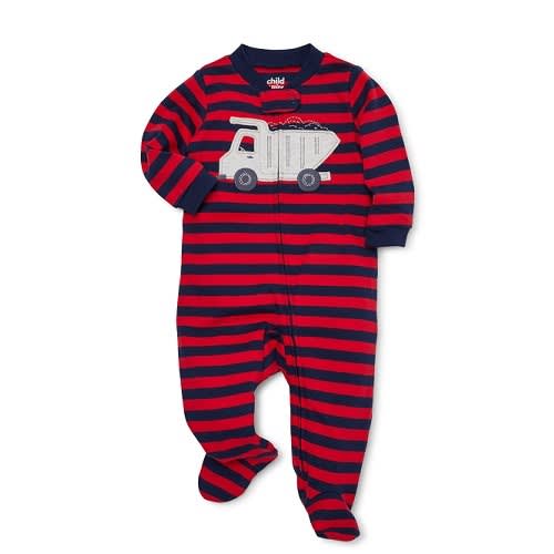 Child Of Mine Newborn Baby Boy Sleep N Play Sleeper Pyjamas - Truck