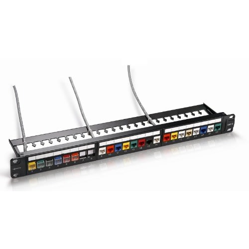 24 Port 1u Utp Unloaded Patch Panel