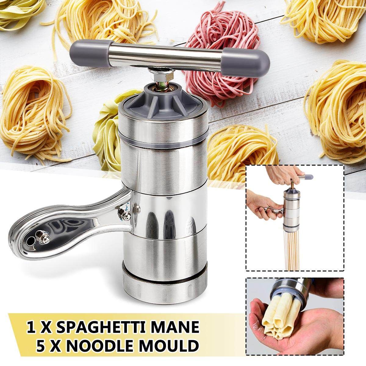 201 Stainless Steel Pasta Noodle Maker Fruit Juicer Press Spaghetti Manual Machine